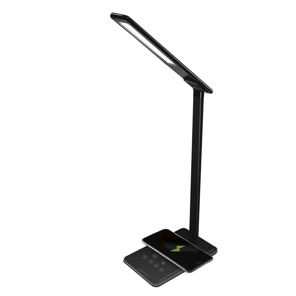 Led Desk Lamp with Wireless Charging and Timer